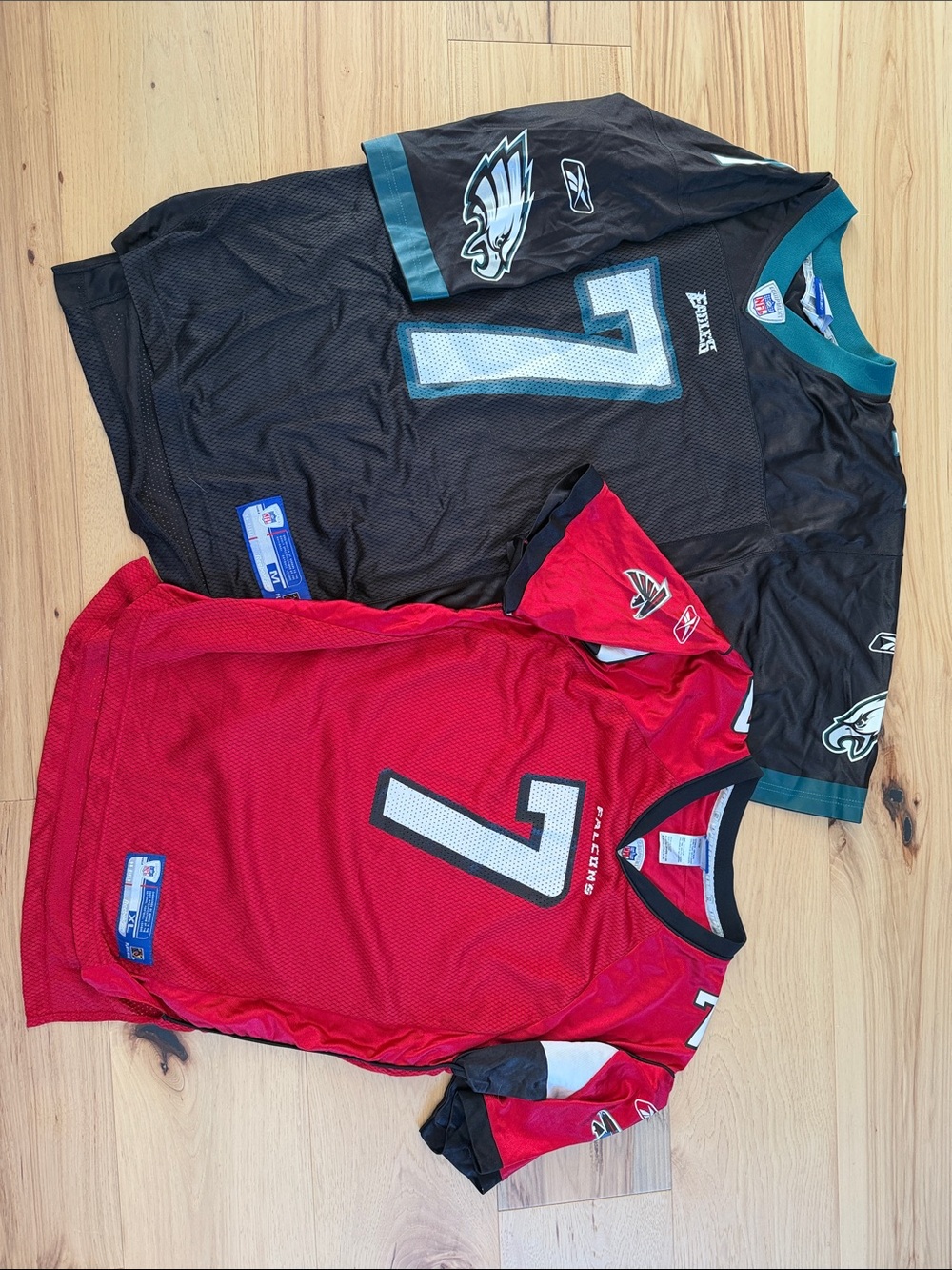 Reebok Kids Football Jerseys in Black and Red